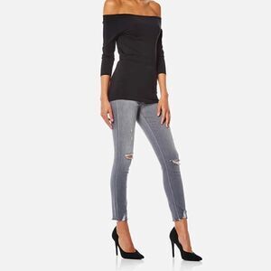 EEUC J Brand Alana High Rise Crop Skinny Jeans